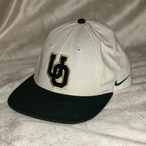 Vintage Nike Oregon Ducks White Velcro Hat UO